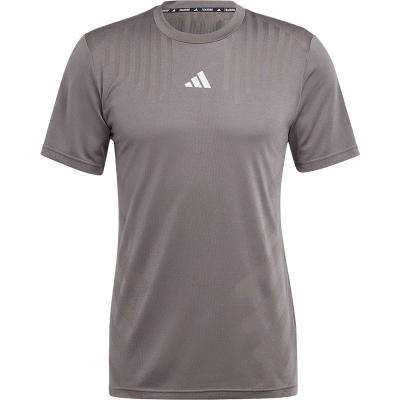 Adidas/阿迪达斯官方正品新款男士健身运动干爽短袖圆领T恤IS3735