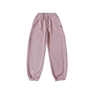 女童秋冬装卫裤2025新款儿童秋季加绒裤子初中生女大童黑色运动裤