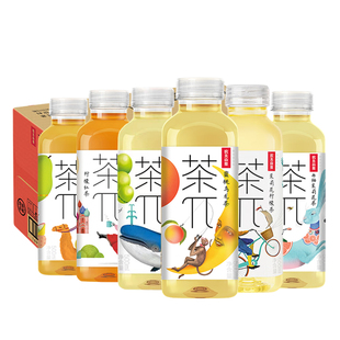 农夫山泉茶派茶π茶兀果味茶饮料500ml*15瓶整箱蜜桃乌龙茉莉青提