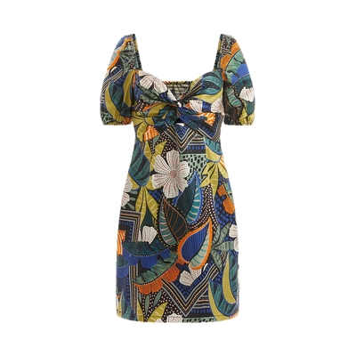 Guess新夏女性感低V领短款连衣裙