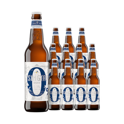 青岛啤酒无醇白啤500ml*12瓶