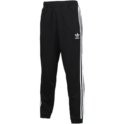 Adidas/阿迪达斯正品3-STRIPES PANTS针织运动收口休闲长裤DH5801