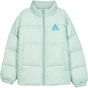 Skechers/斯凯奇正品新款大童保暖梭织短款运动羽绒服