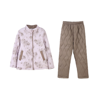 安之伴【巨保暖】三层加厚夹棉睡衣女冬季新中式珊瑚绒冬款家居服