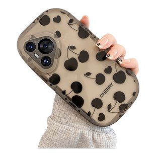 适用华为pura70pro手机壳新款网红女pura80全包防摔硅胶mate70pro十曲屏软保护套nova14活力版趣味50E樱桃