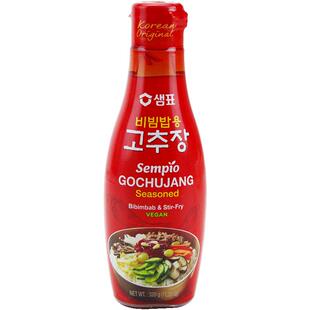 韩国石锅拌饭酱膳府进口辣椒酱320g韩式辣酱炒年糕酱甜辣酱专用
