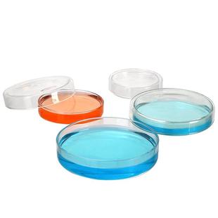 五一/环球玻璃培养皿加厚实验室细胞细菌培养皿带盖 75/90/100/120/150mm 200ml耐高温生物平皿高硼硅培养皿