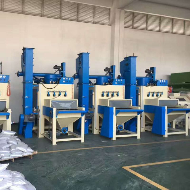 通过式喷砂机输送式自动喷砂机铝板不锈钢平面板材通过式喷沙设备