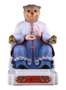 黄天乐黄天霸黄天龙神像真身摆件