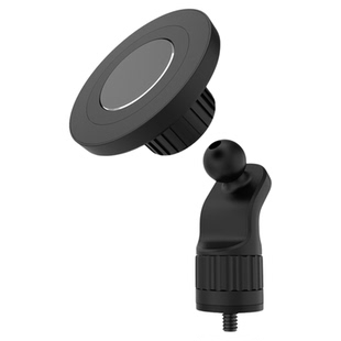 mijobs适用小米YU7手机支架汽车仪表台专用支架1/4螺丝17mm球头接口加强磁吸单手取放狂抖不掉