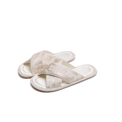 夏季法式绸缎拖鞋女室内家居静音无声春秋高级感轻奢缎面软底防滑