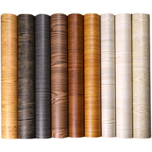 加厚木纹自粘家具翻新墙纸贴纸桌面贴壁纸防水橱柜衣柜装饰柜子