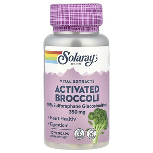 Solaray活化西兰花籽提取物心力机体抵御帮助健康代谢膳食补充