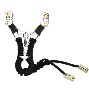 弹弓加强专业户外不锈钢弹弓高精准卡珠皮筋竞技弹工成人大威力