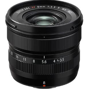 富士XF8mmF3.5R WR 超广角微单镜头适用XT5/H2S/XS20/XT30二代