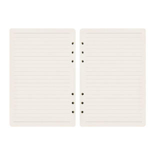 6孔活页替换芯内页月计划周计划横线方格空白点阵