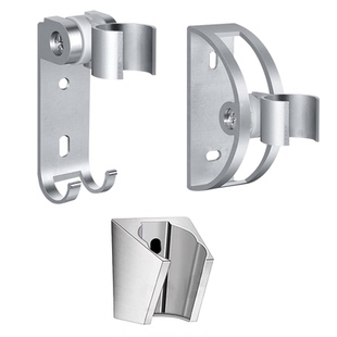 花洒支架老式打孔淋浴喷头花晒头固定座底座太空铝金属打钉可调节