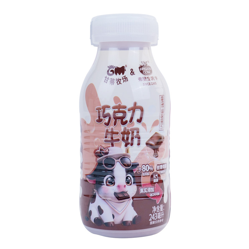 甘蒂牧场巧克力牛奶243ml*6盒