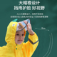 儿童雨衣男童小学生雨披斗篷式 女童幼儿园宝宝雨具带书包位中大童
