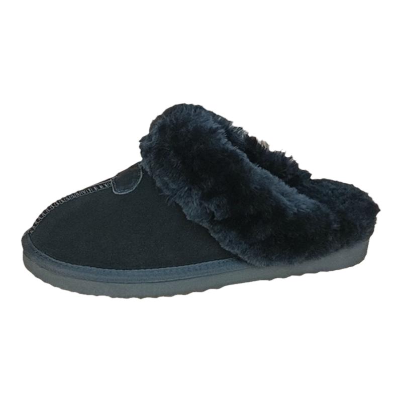 断码秋冬季羊皮毛一体包头拖鞋男女真皮居家保暖毛毛外穿羊毛拖鞋