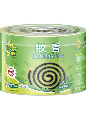 金鹿艾草蚊香盘灭蚊香