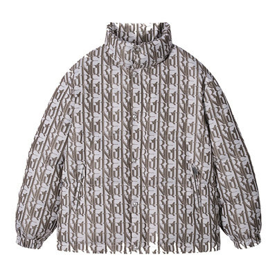 GXG男装冬季满印立领时尚休闲通勤保暖羽绒服羽绒外套 G24XY24013