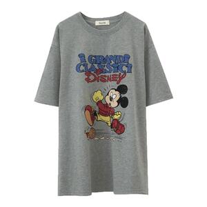 孕妇上衣夏季时尚洋气卡通米奇减龄印花宽松休闲纯棉短袖夏装T恤