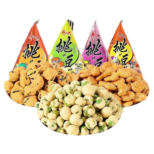 旺旺挑豆海苔花生豌豆小包1000g豆类坚果炒货酥脆挑逗您嘴零食
