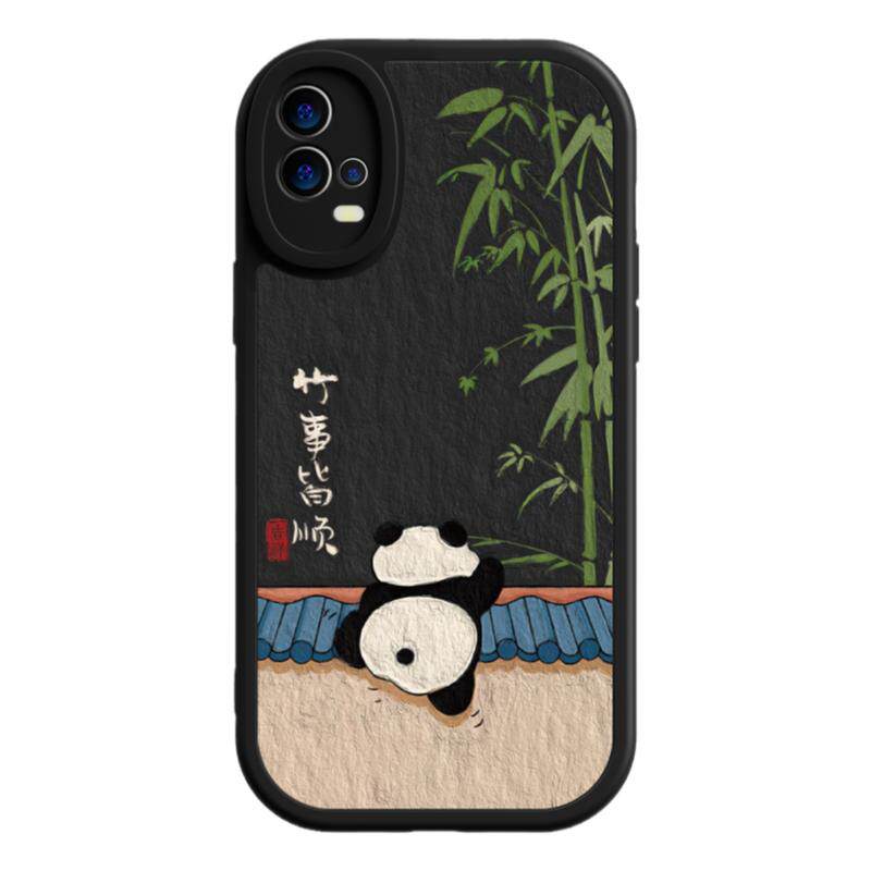 适用vivos60手机壳k13新款opporeno15诸事皆顺iqoo15液态findx9硅胶70熊猫neo10软x20