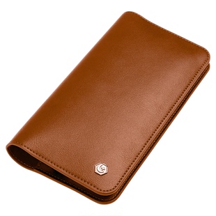 双手机包收纳包适用苹果iphone13/14/15/16/17pro华为mate皮套小米17/oppo荣耀真皮高档礼品定制便携手包钱包