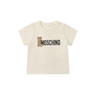 【新年特享5折起】Moschino/莫斯奇诺 婴童Moschino泰迪熊印花T恤