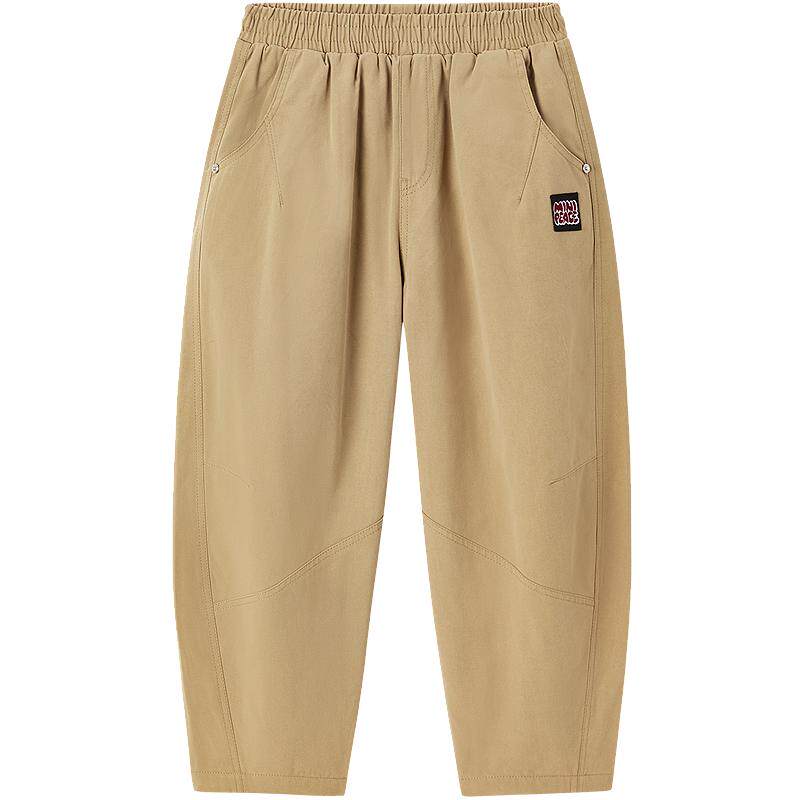 MINIPEACE太平鸟童装男童裤子冬季加绒儿童休闲长裤男宝学院裤