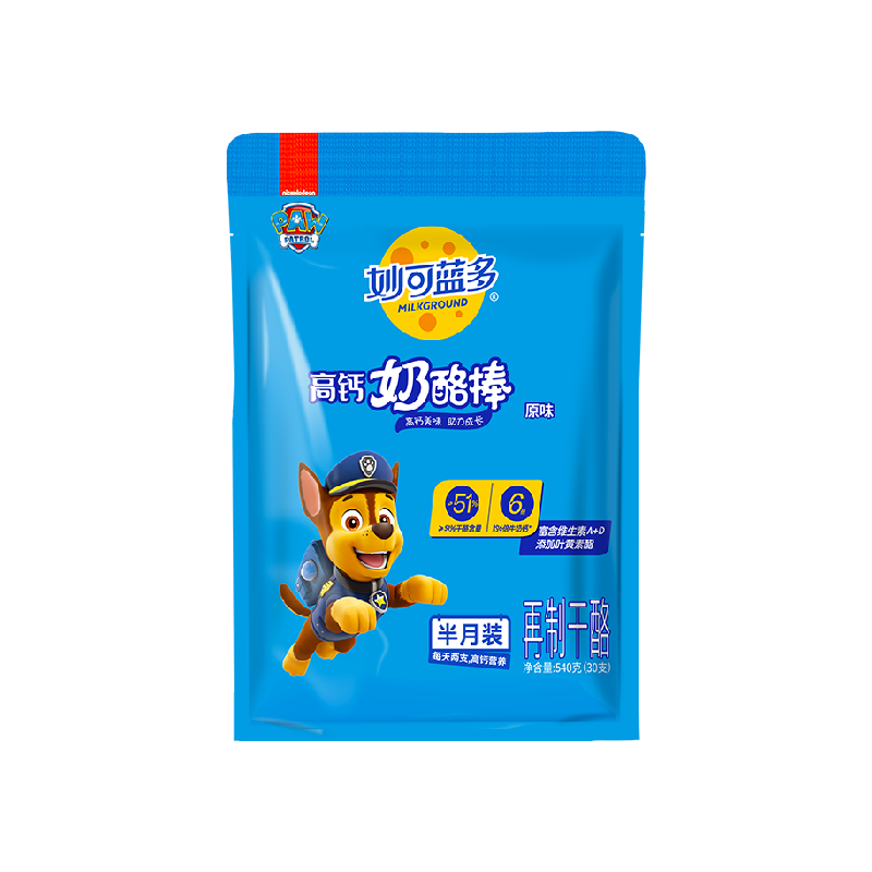 妙可蓝多 汪汪队常温奶酪棒540g原味