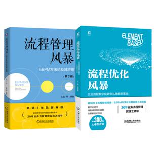 官网正版套装 流程优化风暴+流程管理风暴 第2版 套装全2册 管理体系理论方法书 企业内部管理书籍 数字化时代新流程管理优化书籍