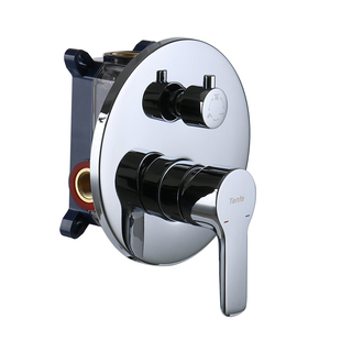 鼎菲冷热暗装花洒龙头预埋件混水阀开关主体配件套组精铜镀铬