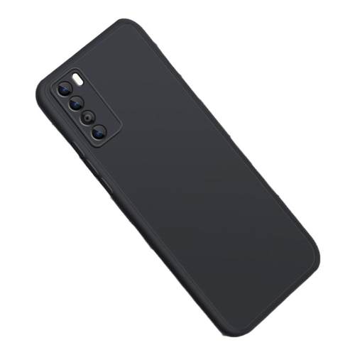 适用华为nova7手机壳nova7pro新款nove5G硅胶套nave男士noⅴa磨砂nava全包防摔nowa七navo超薄75g黑色por后壳