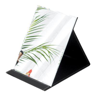 便携折叠翻盖式台式化妆镜宿舍