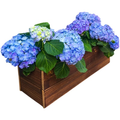 保用十年实木花盆碳化防腐花箱