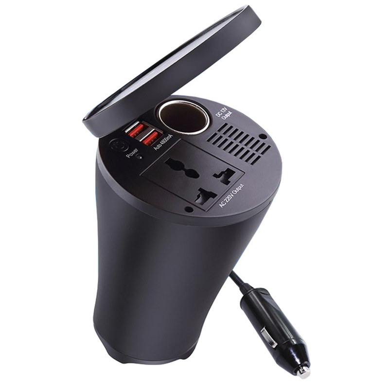 歧瑞150W车载逆变器双USB