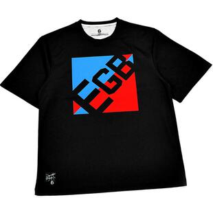 【第六区】2024 EGB 黑红蓝 宽松速干短袖T恤男运动原创篮球服男