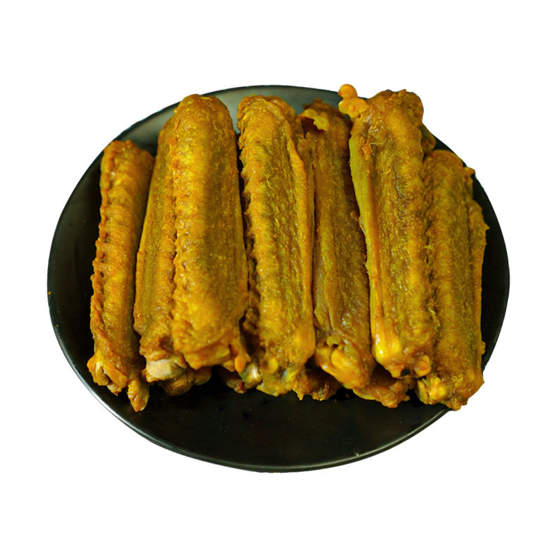 焗小二香辣风干鸭中翅即食