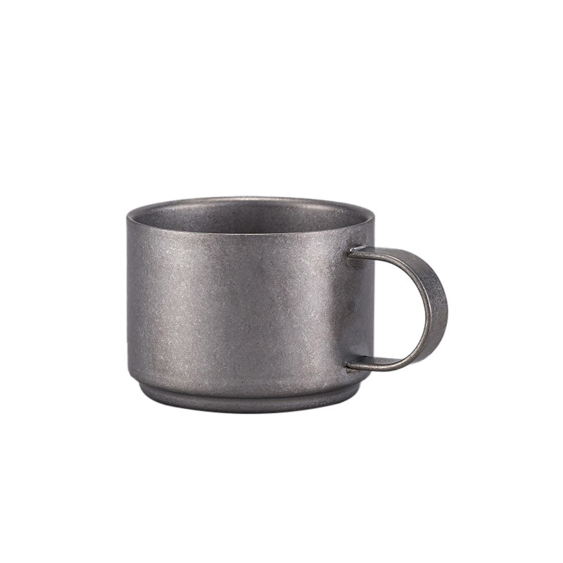 怀旧复古不锈钢咖啡杯