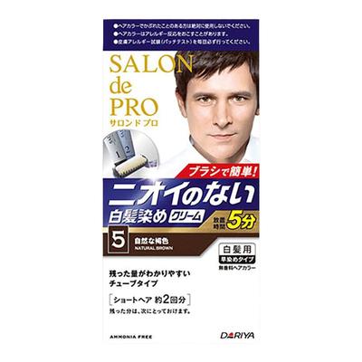 日本Dariya遮白发男士染发膏无味