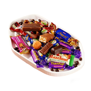 俄罗斯进口糖果官方旗舰店巧克力混合糖果高端年货喜糖零食牛轧糖