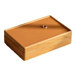 木革首饰盒/创木工坊胡桃木实木精致三金结婚饰品盒项链手镯盒