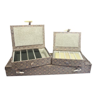 印章锦盒 收藏印章锦盒收纳盒装印石盒 礼品盒 多功能锦盒 十连盒