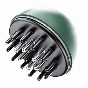 导液梳头皮上药器米诺精华导入头部按摩精油护发梳子精油梳滚珠