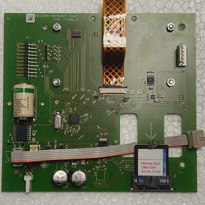 Deckma Hamburg 75300_B DISPLAY PCB Card 060807 With Memory C