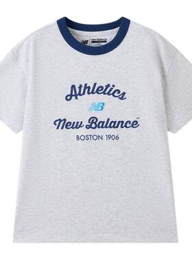 【凉感】New Balance nb童装男女童26年夏撞色短袖T恤ND7EG21073