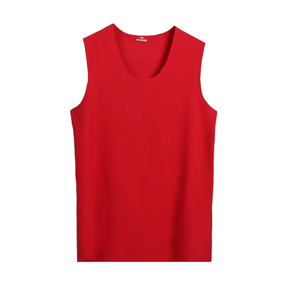 自发热本命年德绒保暖红背心